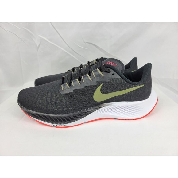 Nike Zoom Pegasus 37 'Black Olive Aura' Shoes Sneakers Mens Size 11 BQ9646-004 - Picture 3 of 6